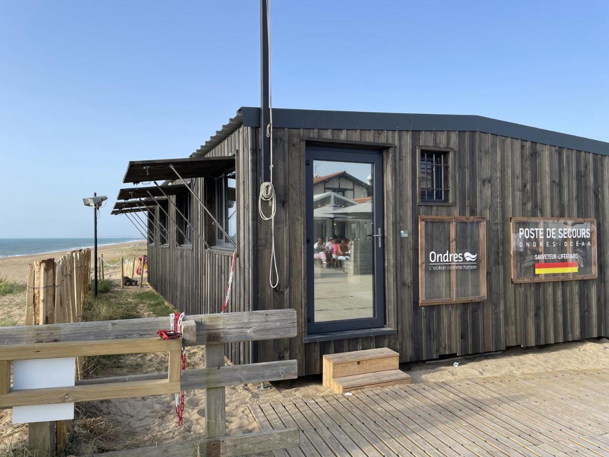 Chalet Paisible A La Plage, Piscine Et Tennis Ondres Dış mekan fotoğraf