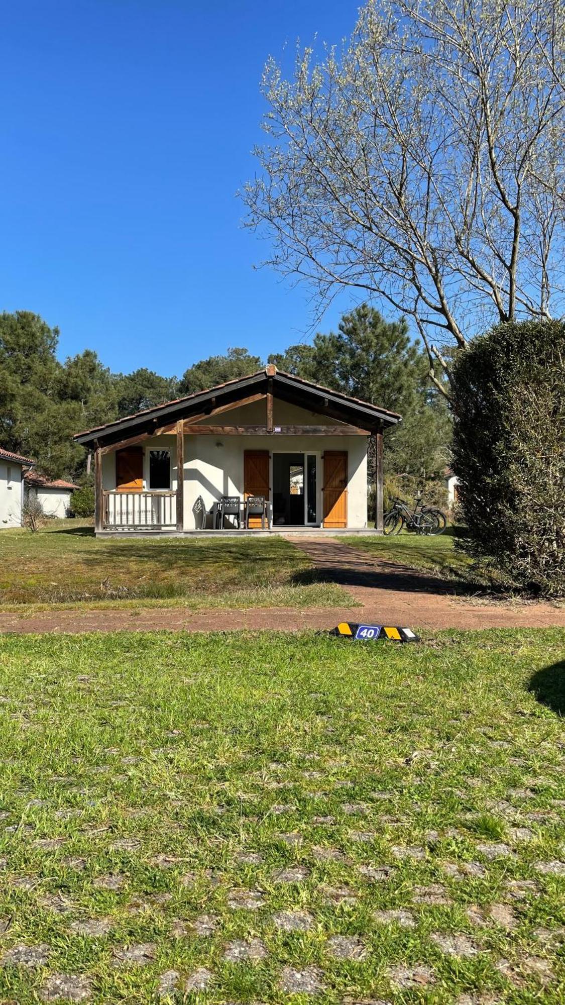 Chalet Paisible A La Plage, Piscine Et Tennis Ondres Dış mekan fotoğraf